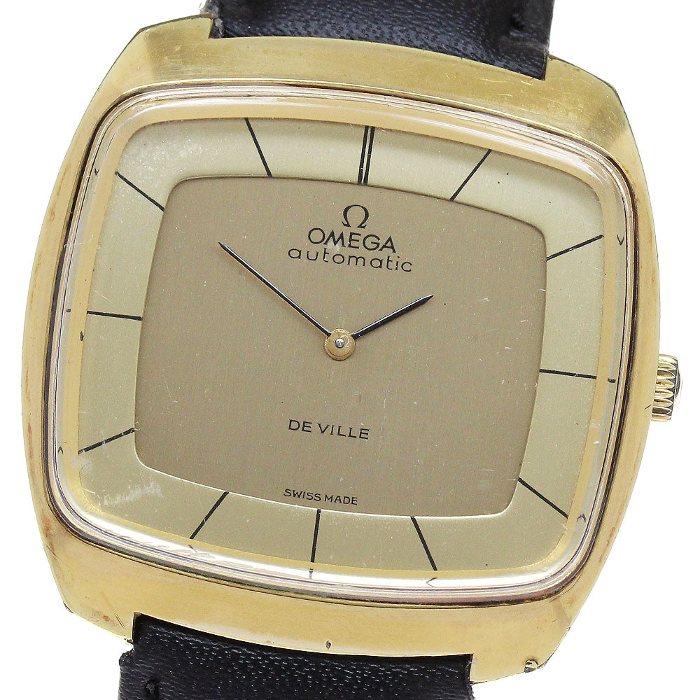 OMEGA De Ville 151.0051 Square cal.711 Gold Dial Automatic Men's Watch_837467
