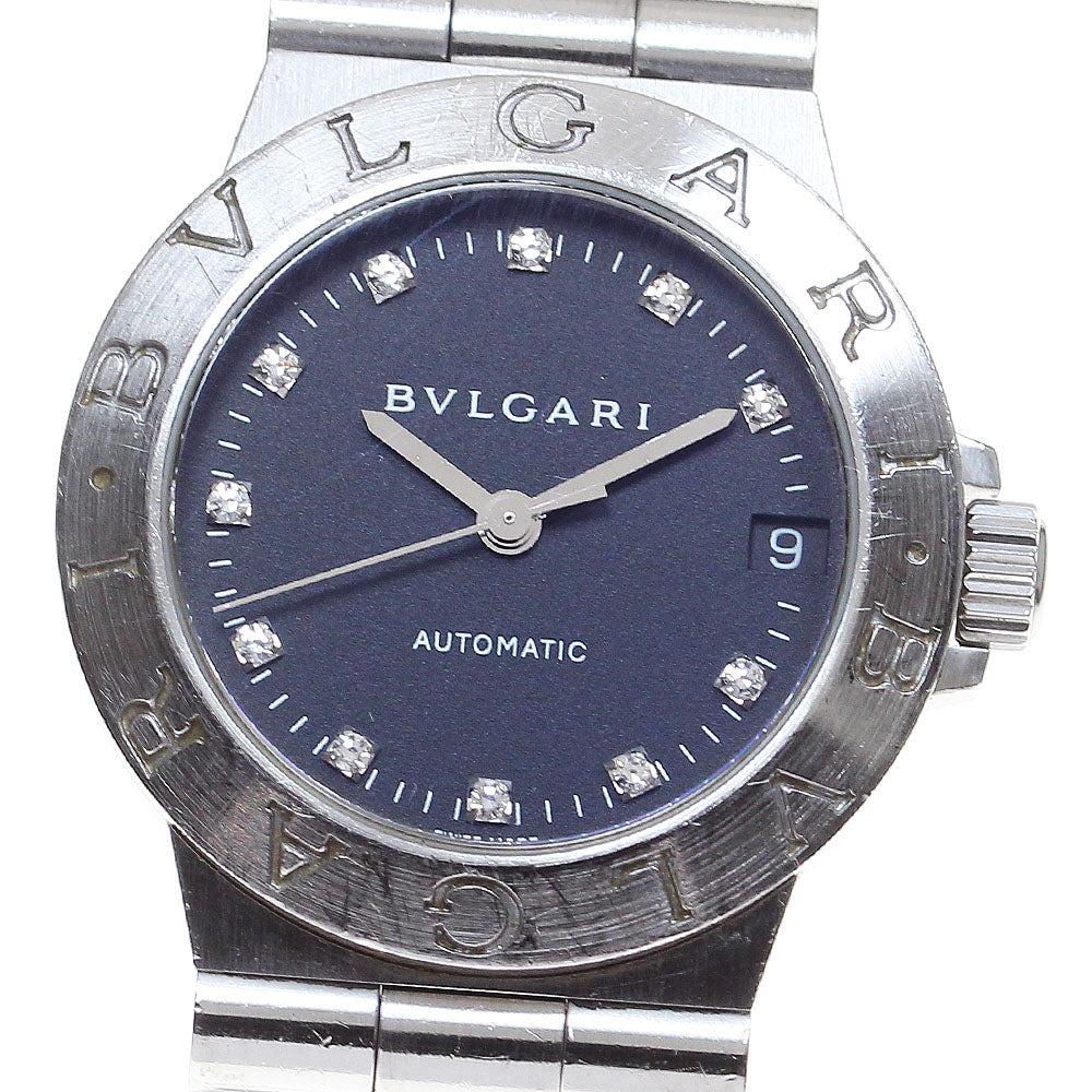 BVLGARI Diagono Sports LCV29S 11P diamond black Dial Automatic Ladies Watch_837469