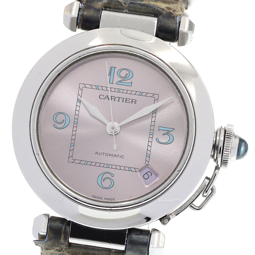 CARTIER Pasha C 2005 Christmas Limited Edition W3108199 Date pink Dial Automatic Boy's Watch_837521