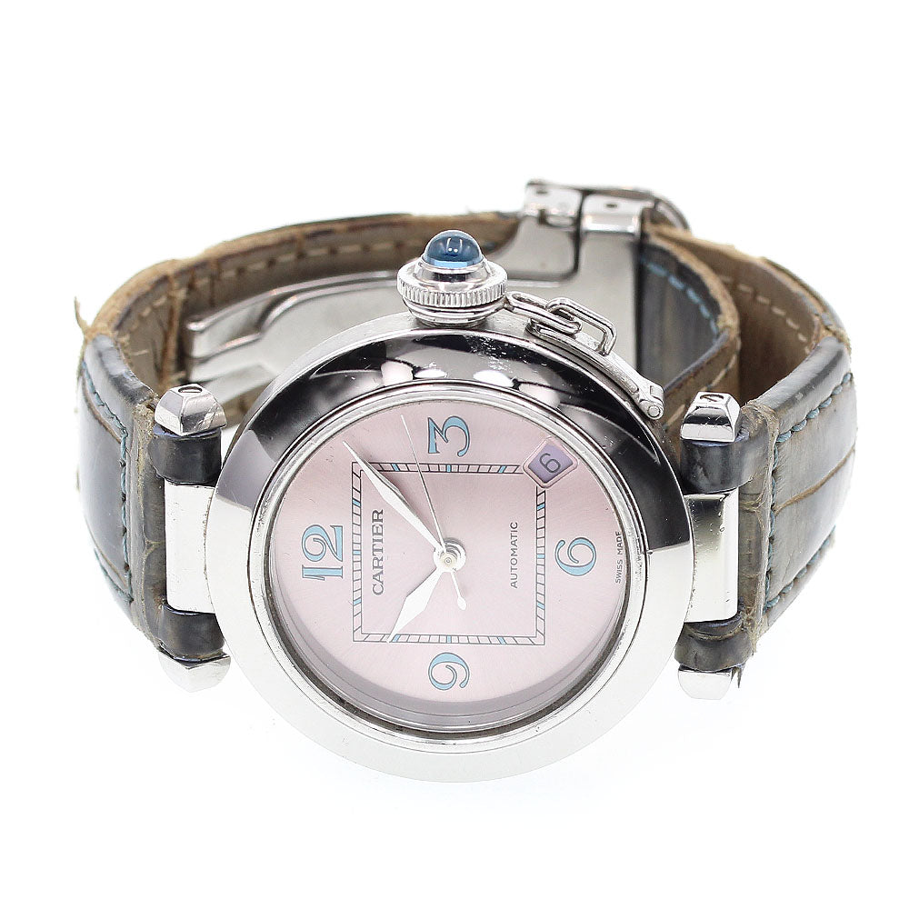 CARTIER Pasha C 2005 Christmas Limited Edition W3108199 Date pink Dial Automatic Boy's Watch_837521