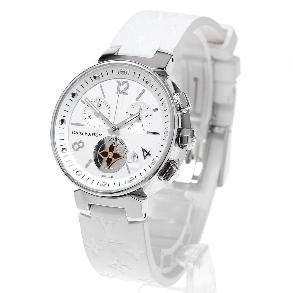 LOUIS VUITTON Tambour Moon Star Q8G00 Date Chronograph Quartz Men's Watch_837649