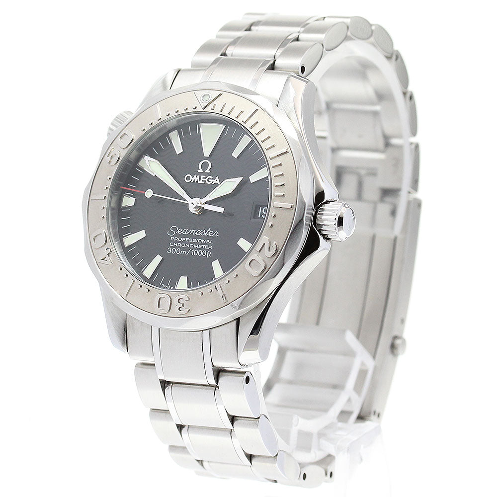 OMEGA Seamaster300 2236.50 WG bezel black Dial Automatic Boy's Watch_837658