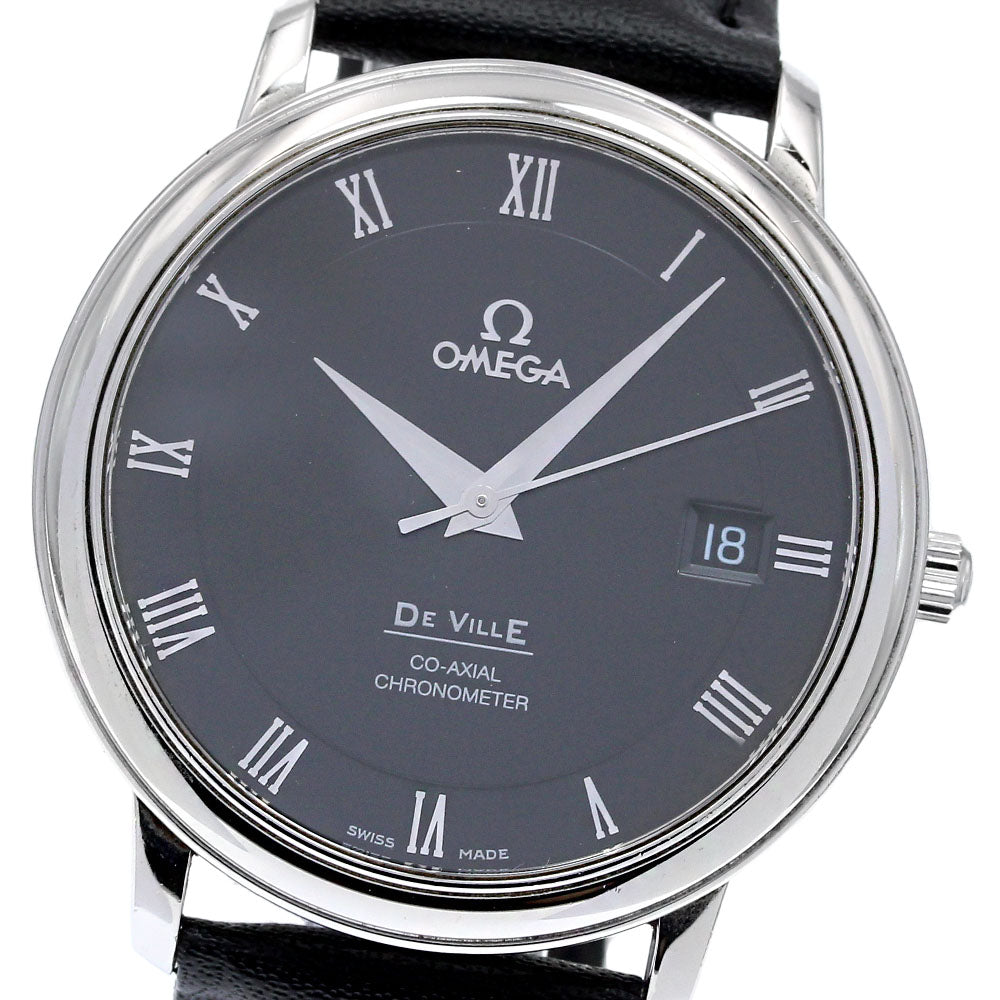 OMEGA De Ville Prestige 4875.50.01 Coaxial Black Dial Automatic Men's _837669