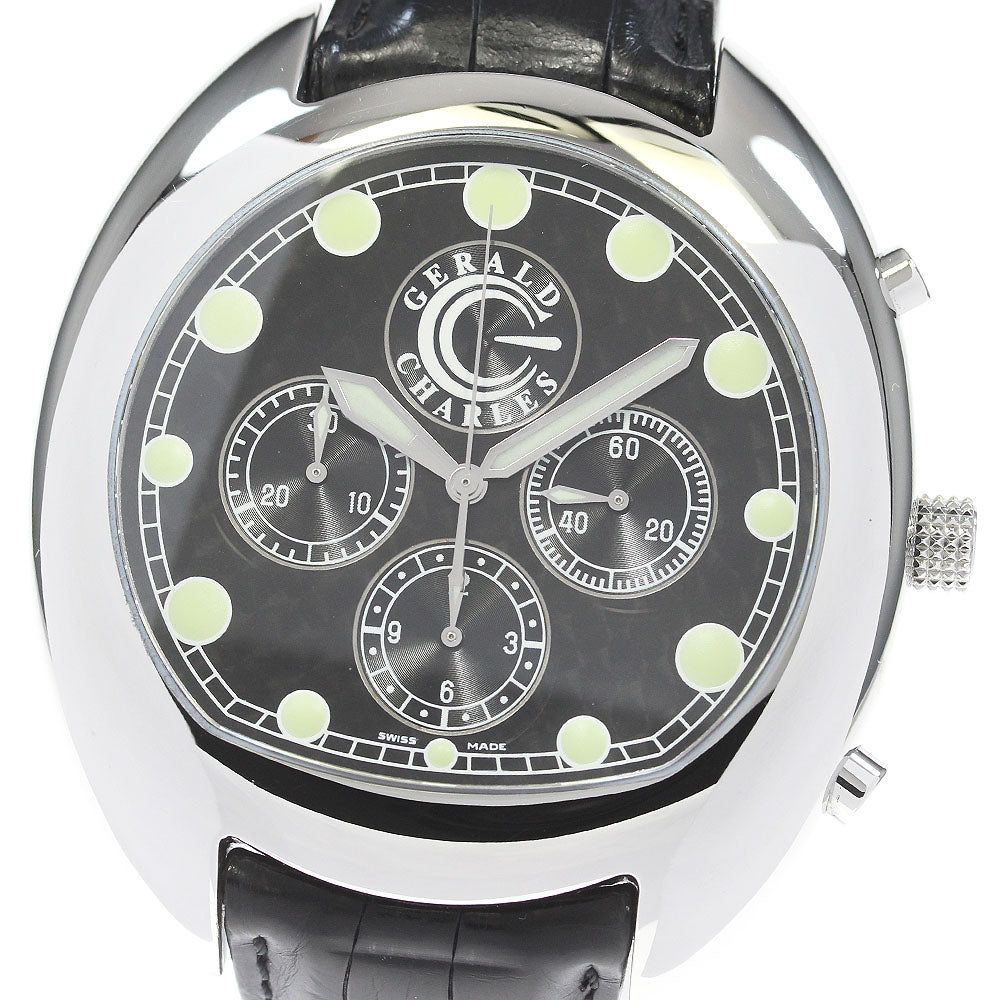 Gerald Charles Renaissance GC15 Chronograph black Dial Automatic Men's Watch_837725