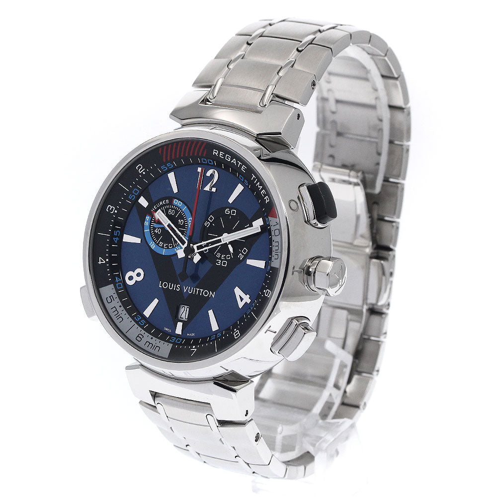 LOUIS VUITTON Tambour Regatta Q102D Chronograph alarm Quartz Men's Watch_837728