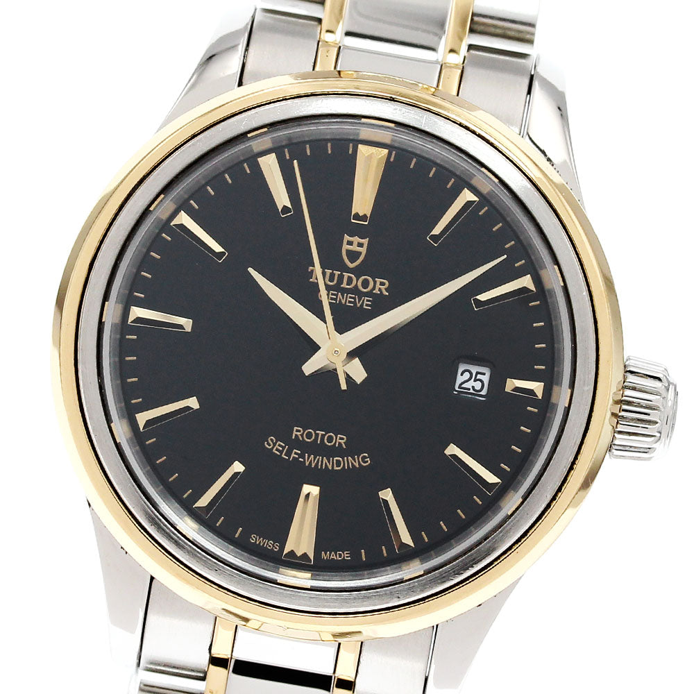 TUDOR style 12103 Date black Dial Automatic Ladies Watch_837739