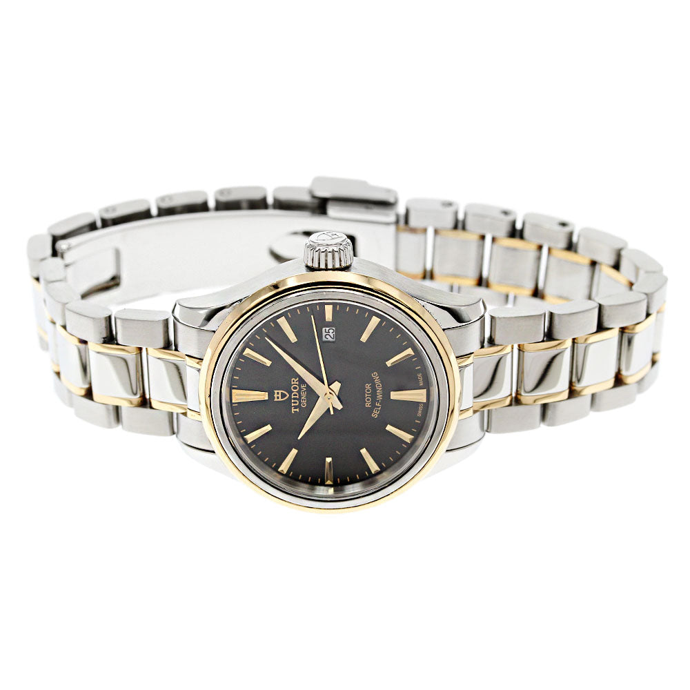 TUDOR style 12103 Date black Dial Automatic Ladies Watch_837739