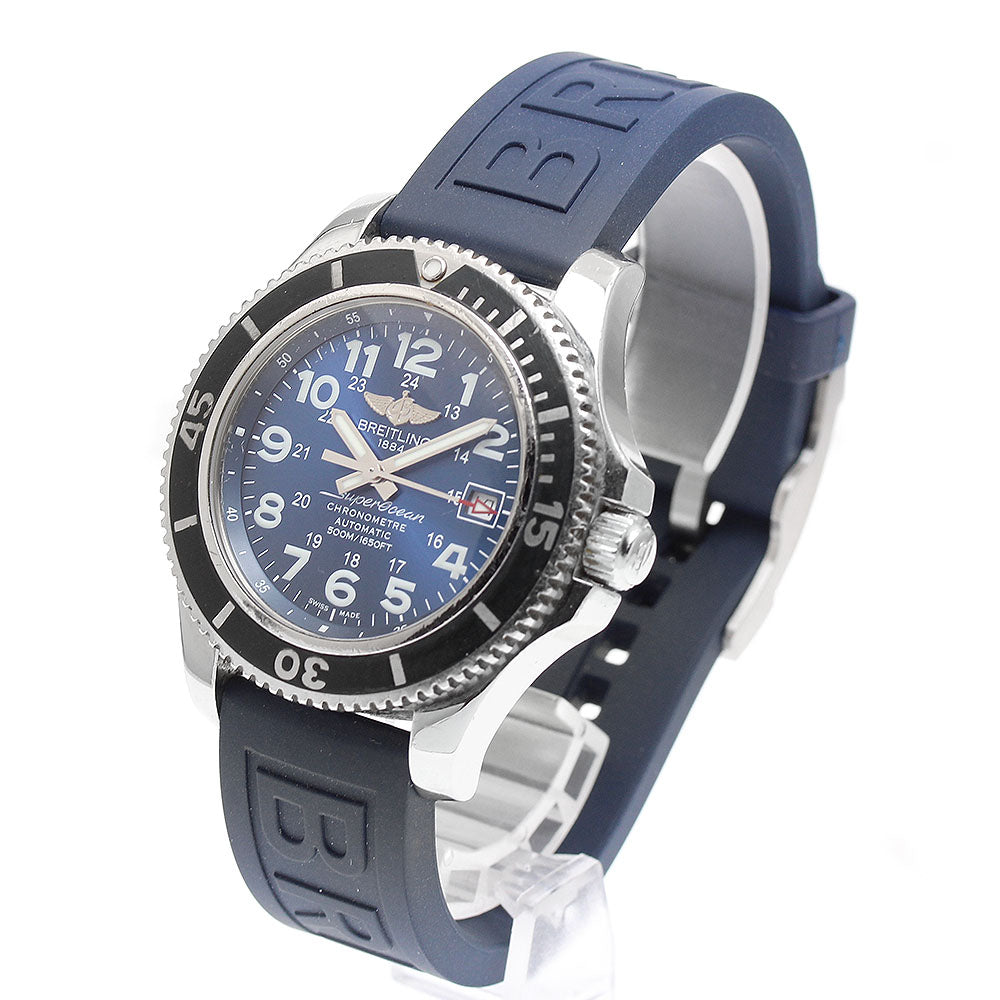 BREITLING Super Ocean II 42 A17365 Date Navy Dial Automatic Men's Watch_837743