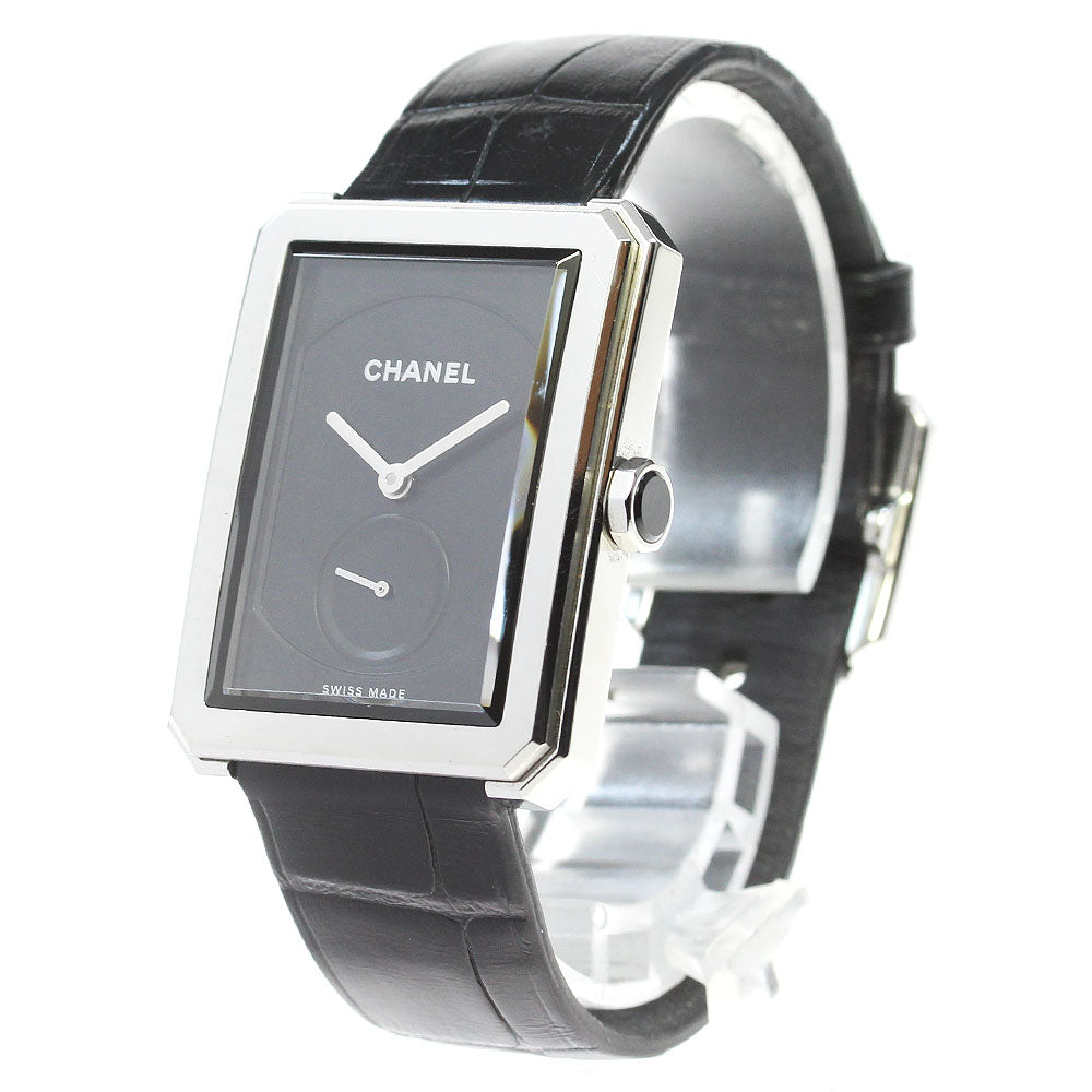 CHANEL boy friend H5201 Small seconds black Dial Hand Winding Men's Watch_837750