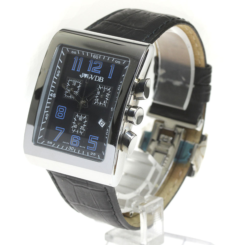 VAN DER BAUWEDE Rectangle Chronograph gray Dial Quartz Men's Watch_837752