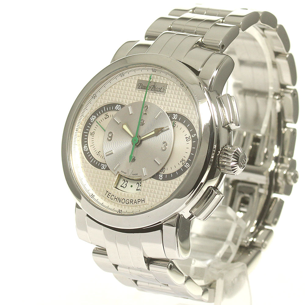 PaulPicot 0334 Technograph Silver Dial Automatic Men's Watch_837754