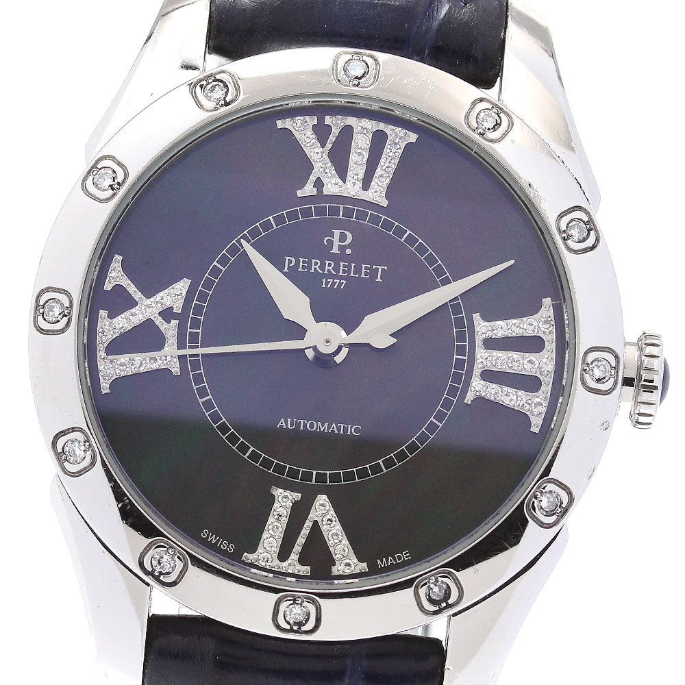 PERRELET A2000 Diamond index Diamond bezel Black shell Dial Automatic Ladies Watch_837760