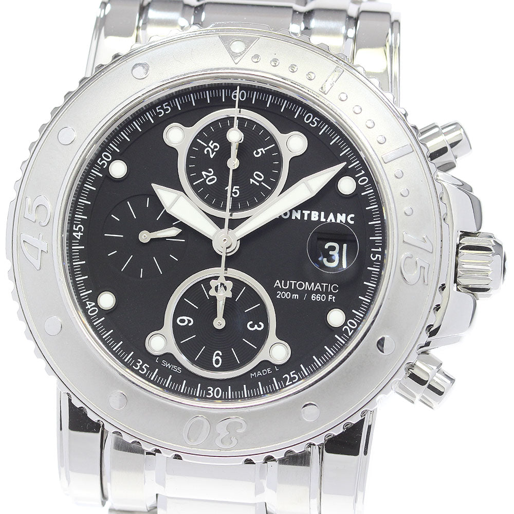 MONTBLANC Sports 104659 Chronograph black Dial Automatic Men's Watch_837761