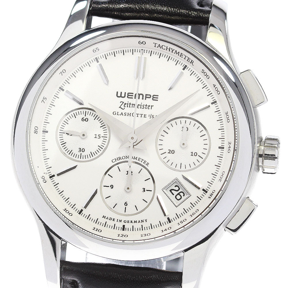 WEMPE Zeit master Chronograph white Dial Automatic Men's Watch_837765