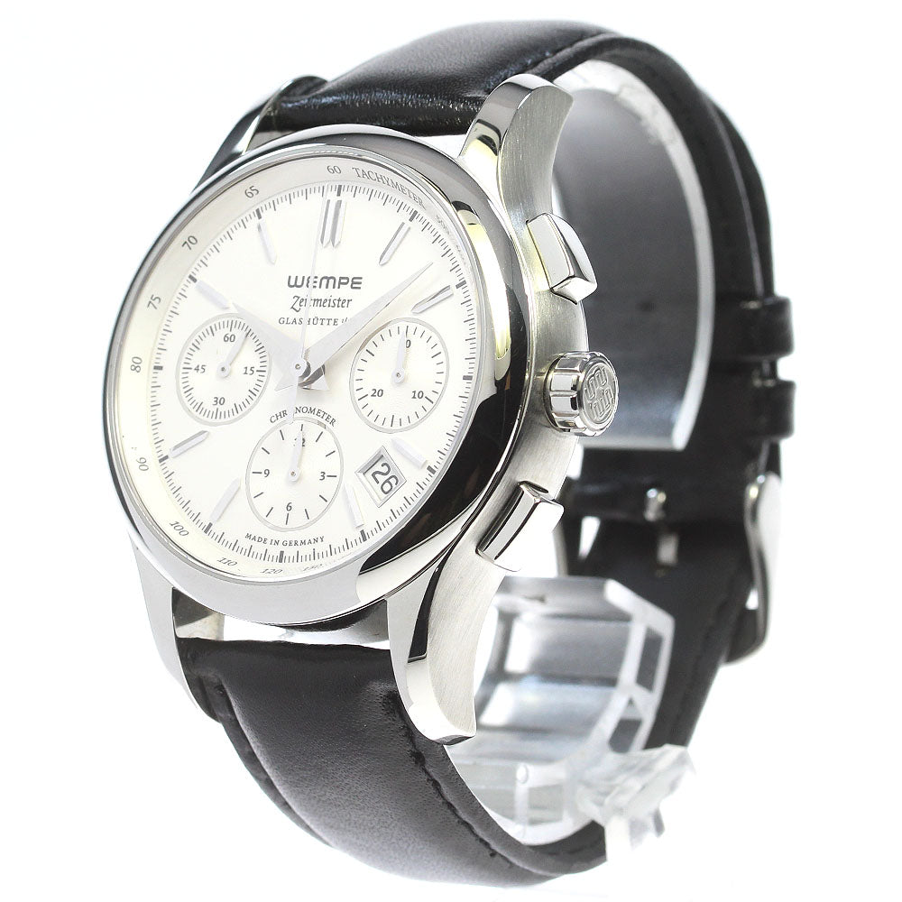 WEMPE Zeit master Chronograph white Dial Automatic Men's Watch_837765