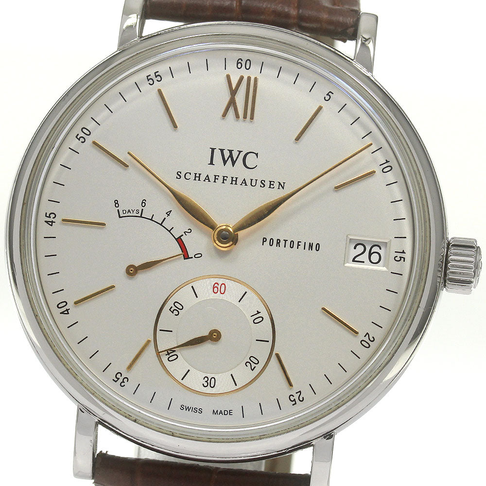 IWC SCHAFFHAUSEN Portofino Handwind 8 Days IW510103 Hand Winding Men's_837767