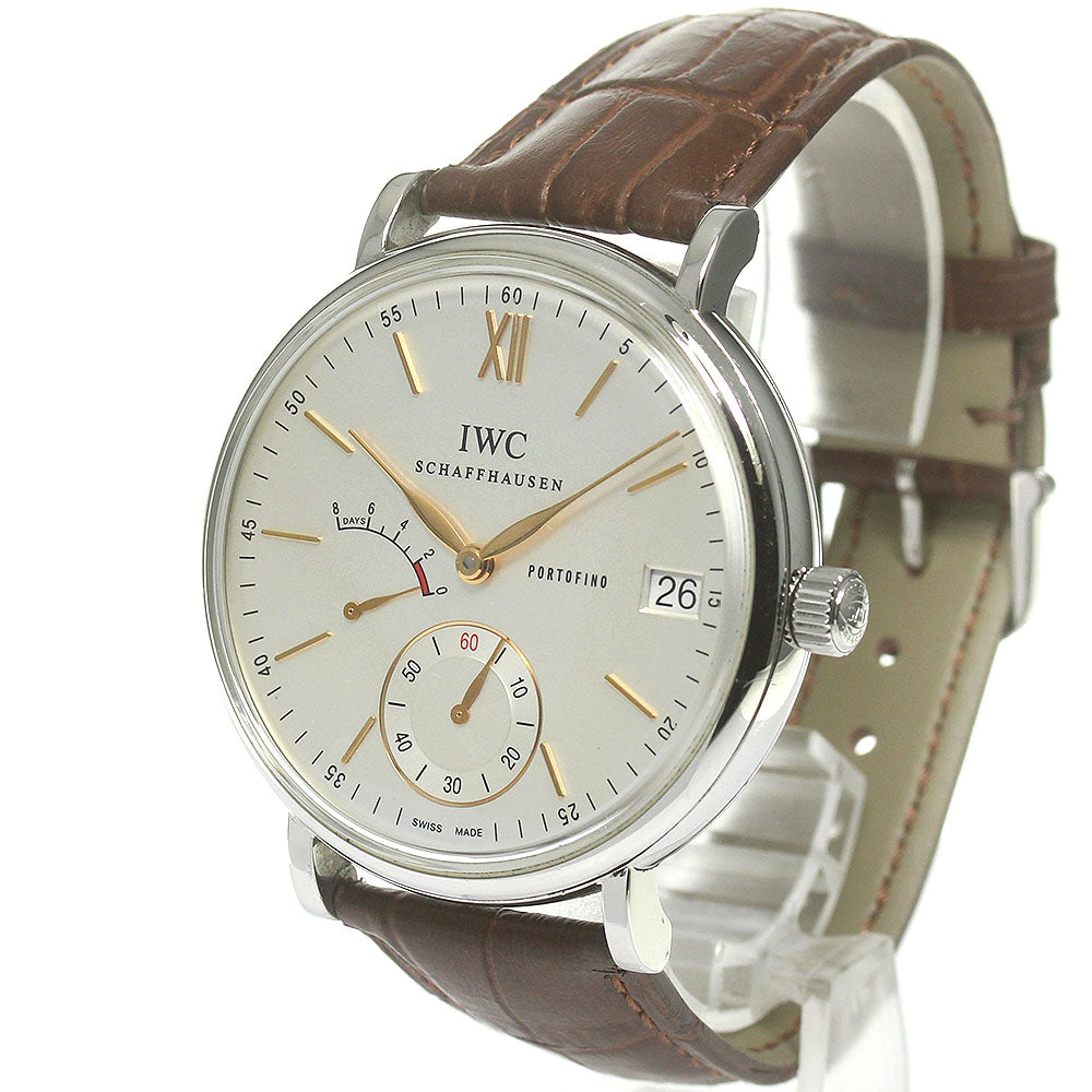 IWC SCHAFFHAUSEN Portofino Handwind 8 Days IW510103 Hand Winding Men's_837767