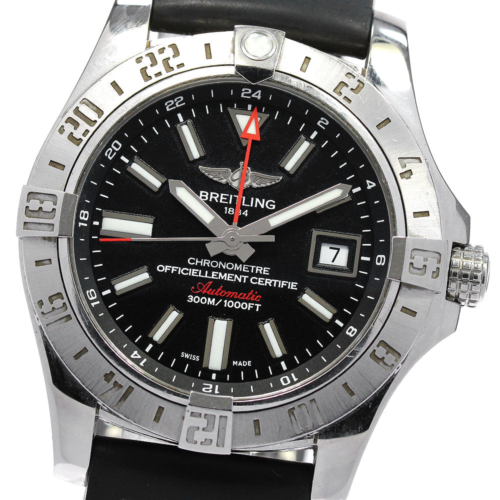 BREITLING Avenger II GMT A32390 Date black Dial Automatic Men's Watch_837771