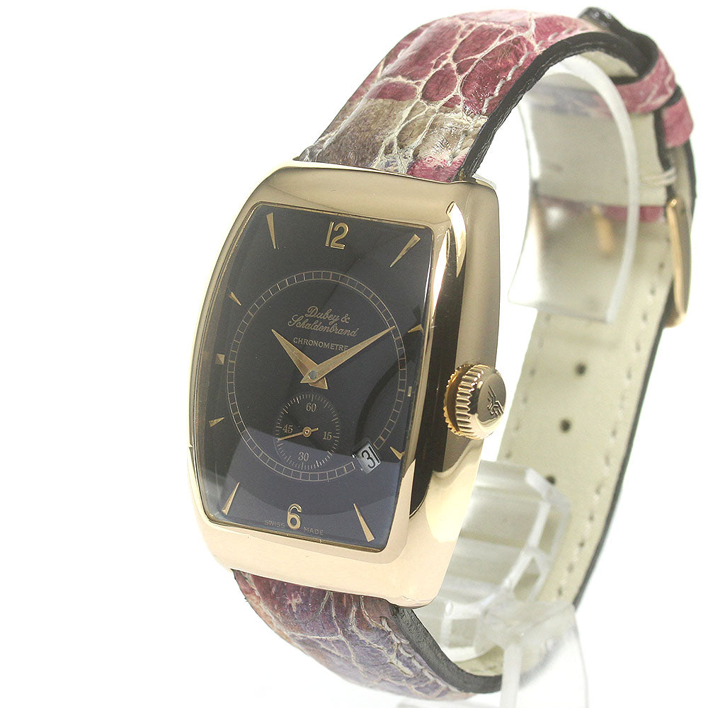 DUBEY & SCHALDENBRAND Aerodene AR18K1 K18PG small second black Dial Automatic Men's Watch_837773