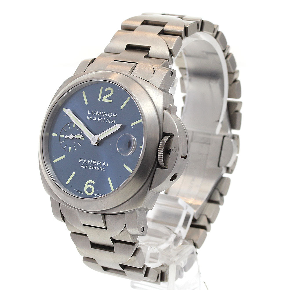 PANERAI Luminor Marina PAM00283 Date Blue Dial Automatic Men's Watch_837779