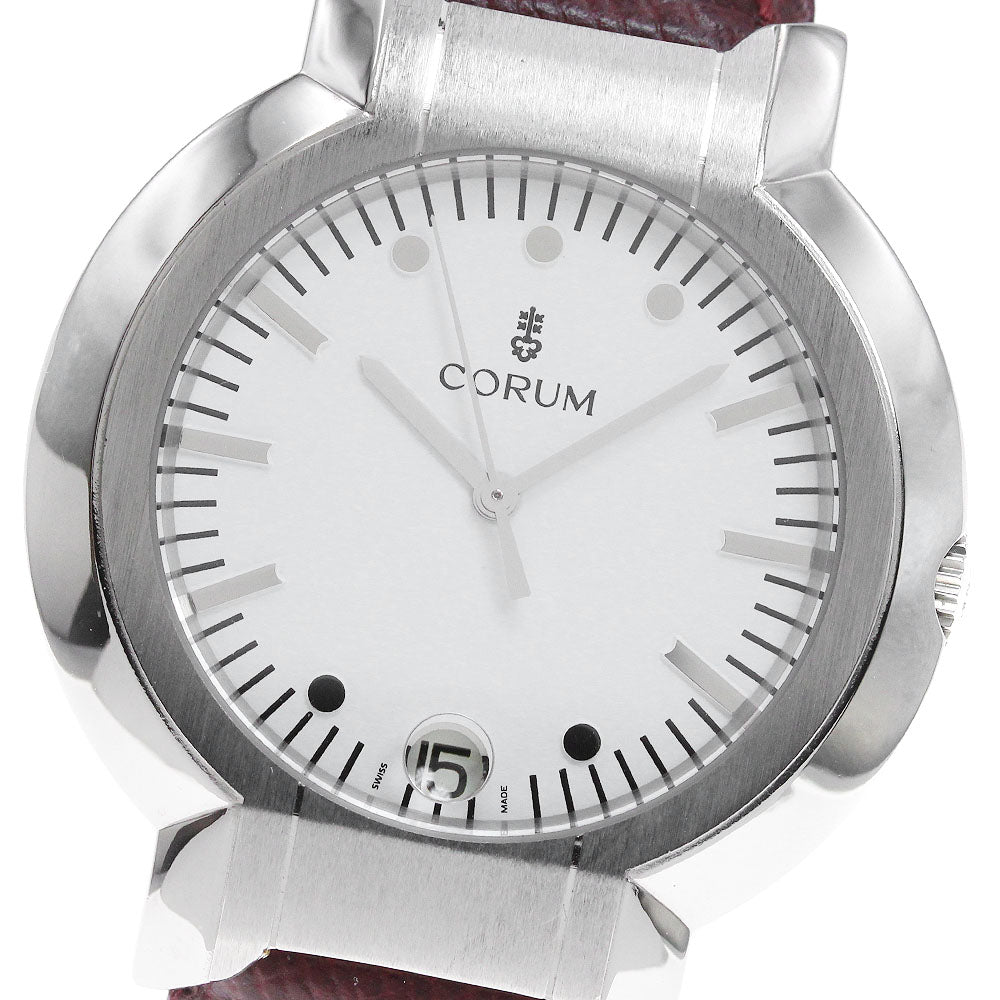 CORUM 63.252.20 Date white Dial Quartz Boy's Watch_837784