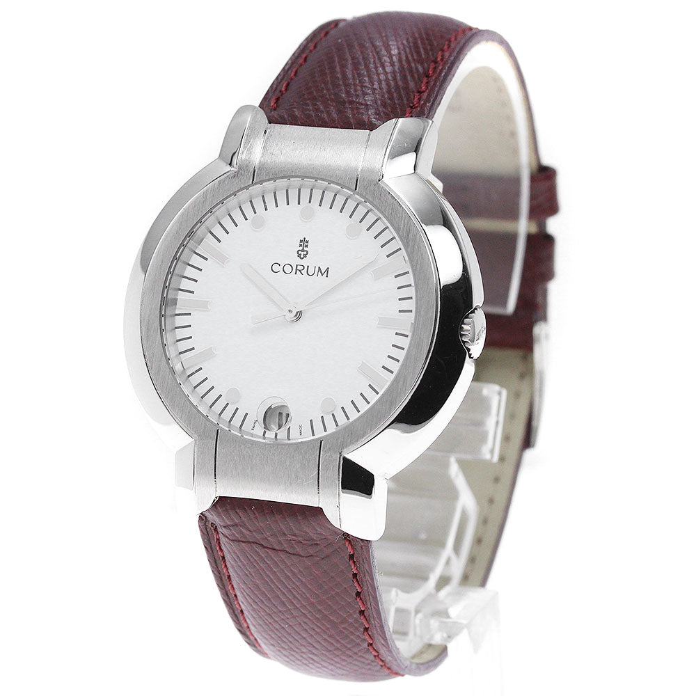 CORUM 63.252.20 Date white Dial Quartz Boy's Watch_837784