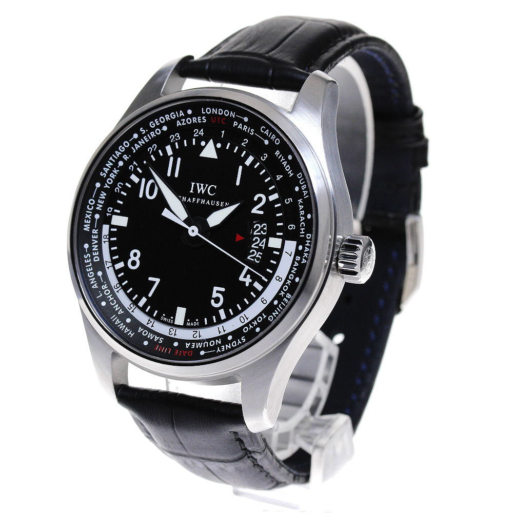 IWC SCHAFFHAUSEN Pilot watch World Timer IW326201 Date Automatic Men's_837793