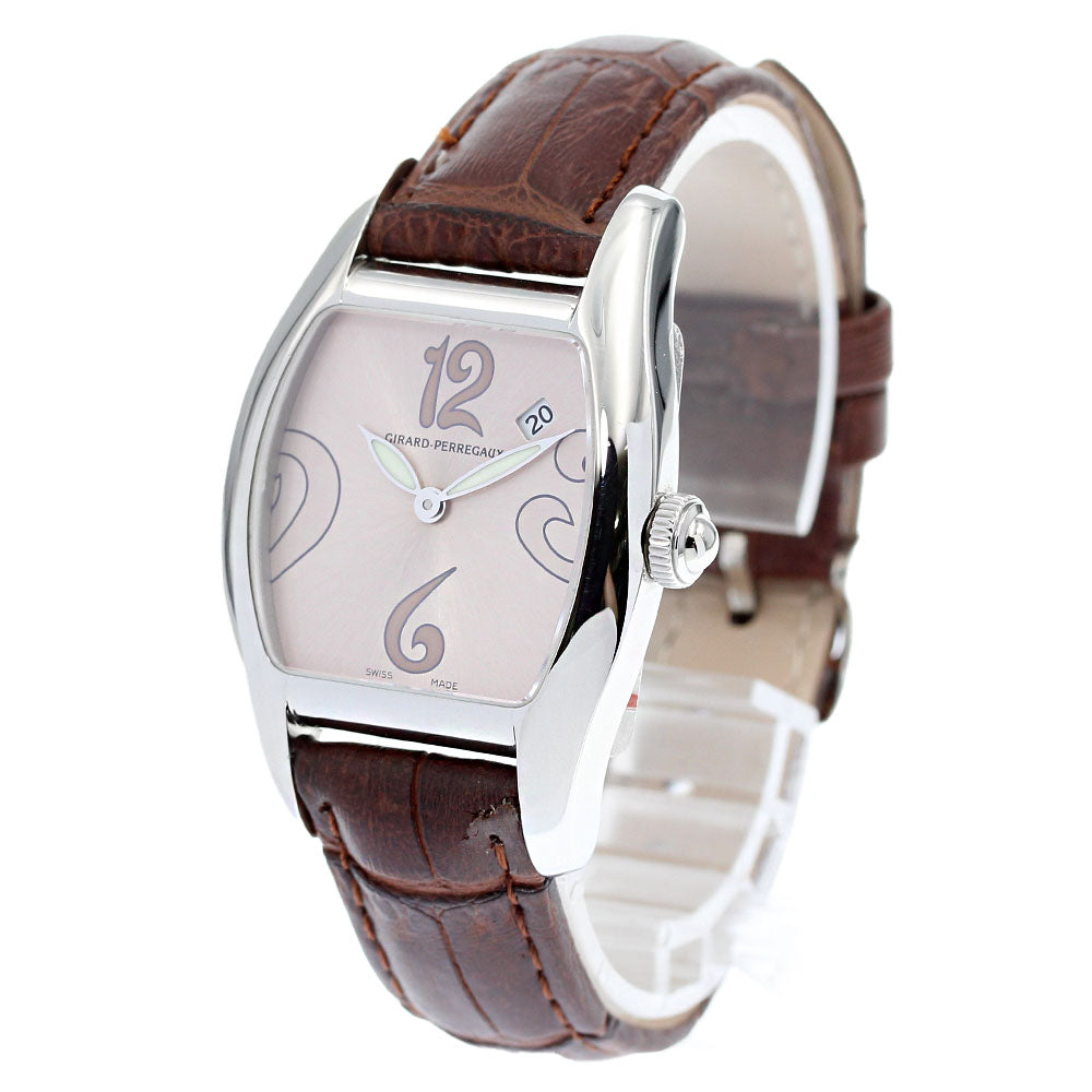 GIRARD PERREGAUX Richeville 2655 Date pink Dial Quartz Men's Watch_837794