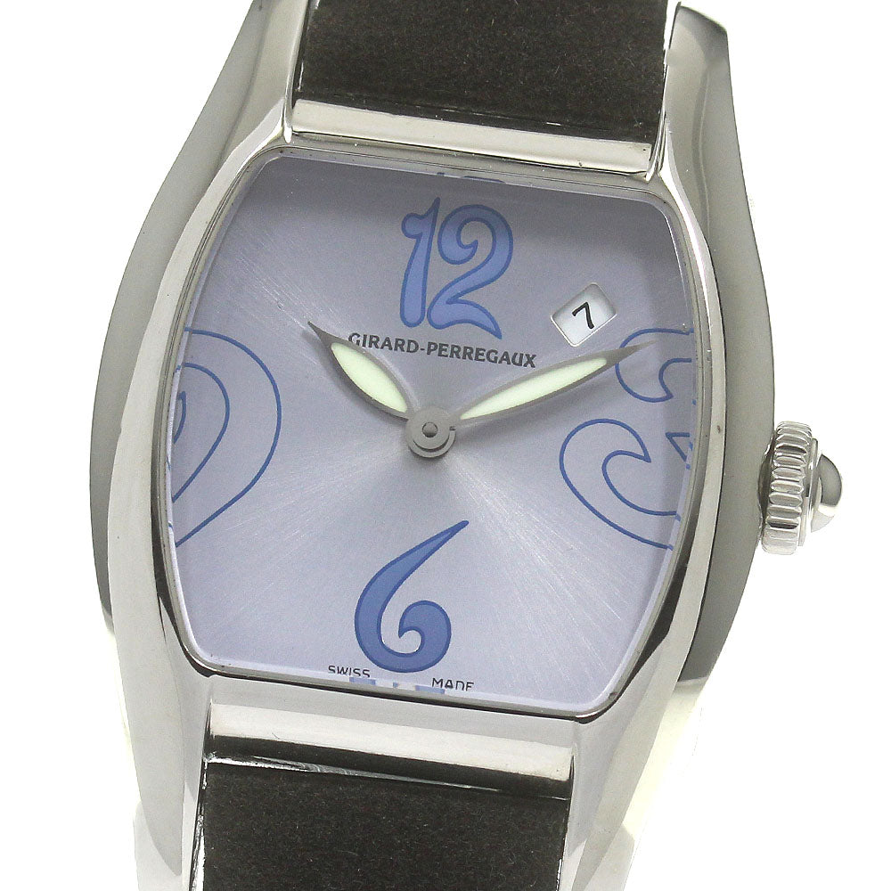 GIRARD PERREGAUX Richeville 2655 Date purple Dial Quartz Men's Watch_837795