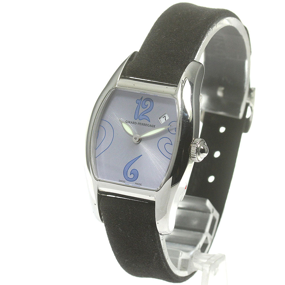 GIRARD PERREGAUX Richeville 2655 Date purple Dial Quartz Men's Watch_837795