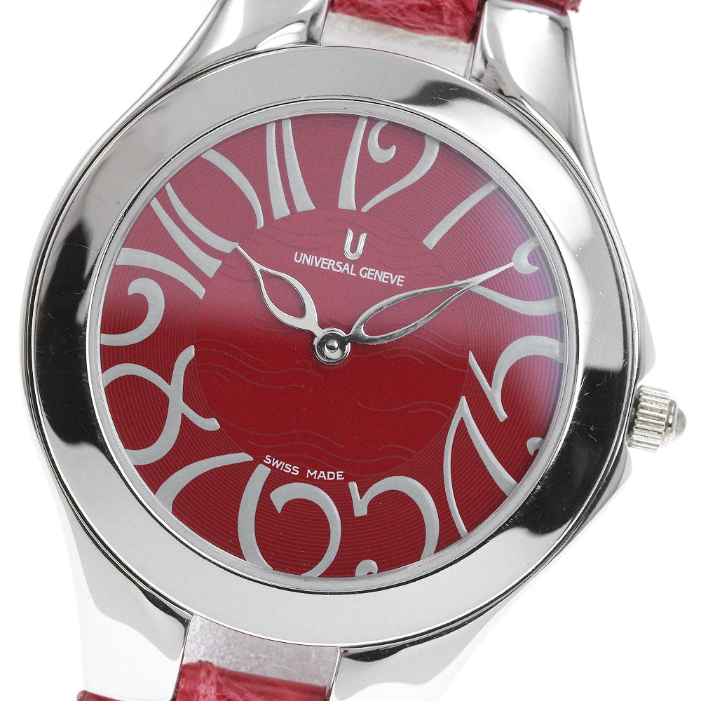 Universal Geneve 846.838 Red Dial Quartz Boy's Watch_837798