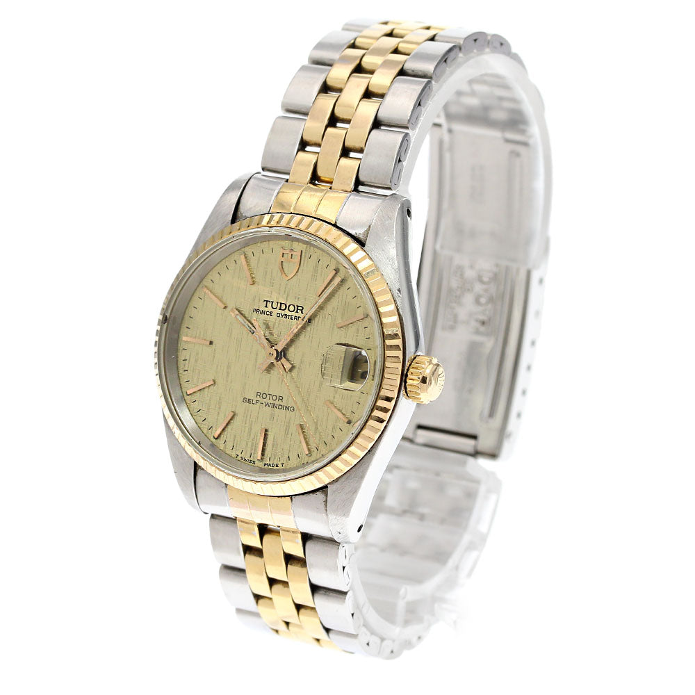 TUDOR Prince Oyster Date 72033 YG bezel cal.2824-2 Automatic Boy's Watch_837809
