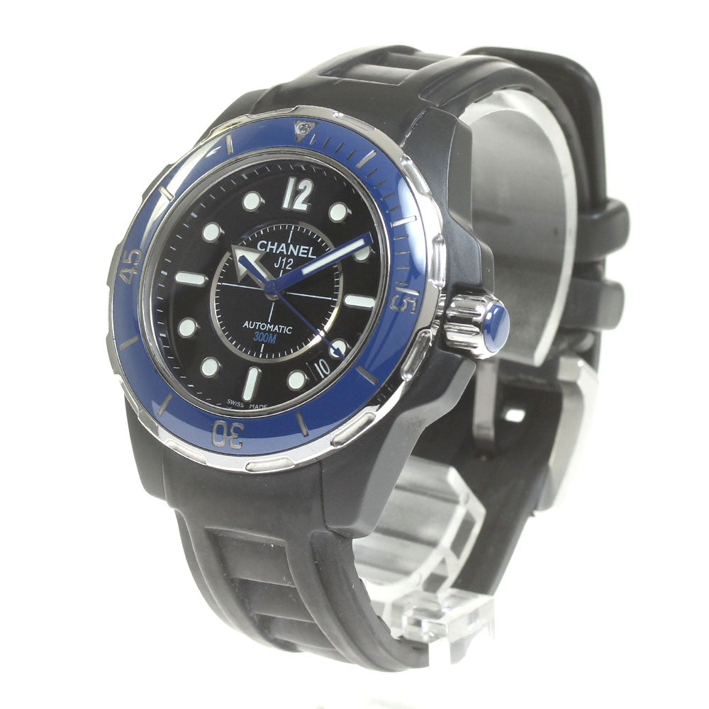 CHANEL J12 Marine 38 H2561 Date Black Dial Automatic Men's Watch_837812