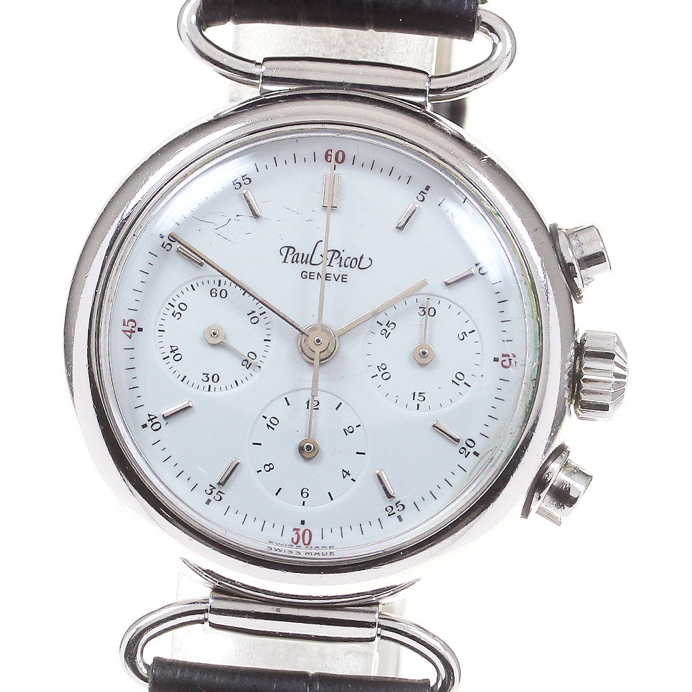 PaulPicot 4888 Chronograph gray Dial Hand Winding Men's Watch_837830