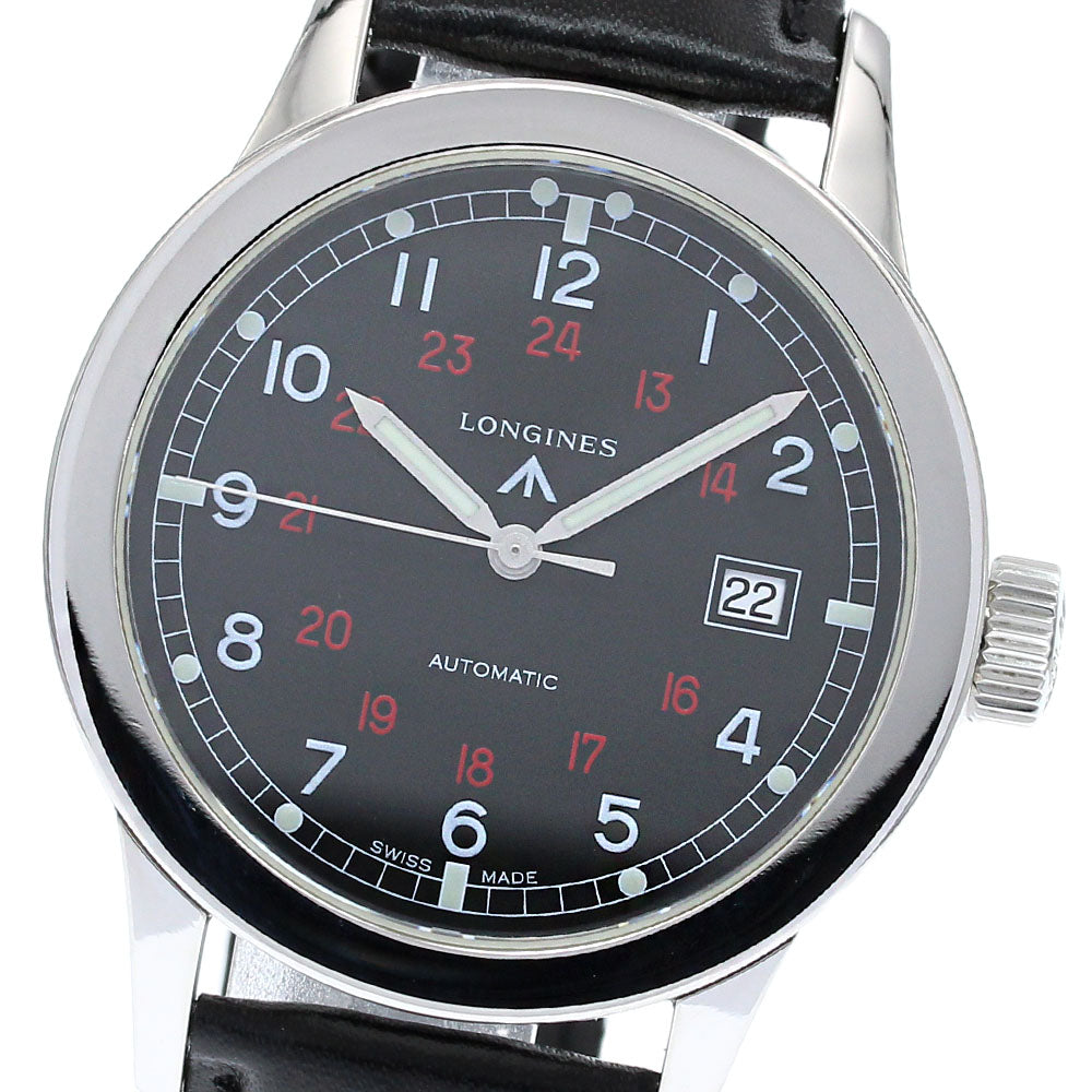 LONGINES Heritage Military L2.832.4 Date black Dial Automatic Men's Watch_837831