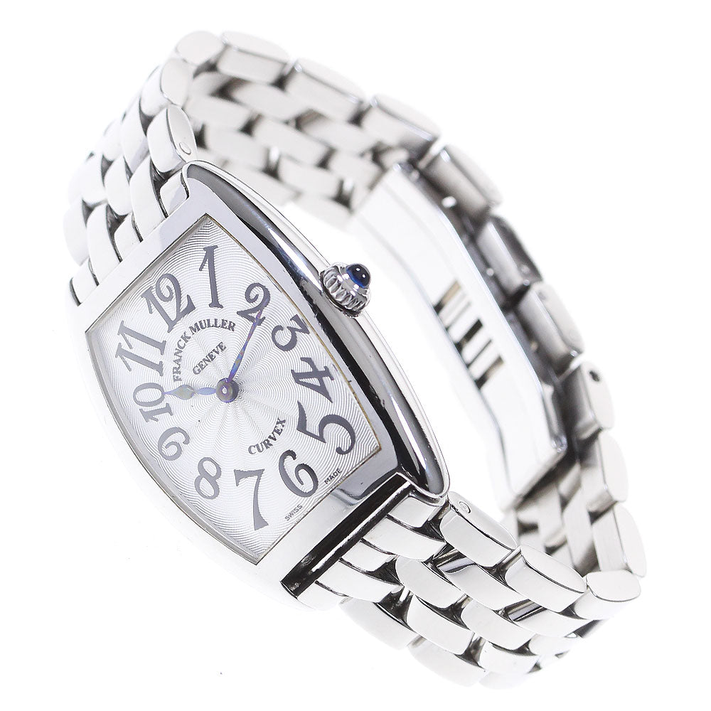 FRANCK MULLER Tonneau Curvex 1752QZ Silver Dial Quartz Ladies Watch_837835