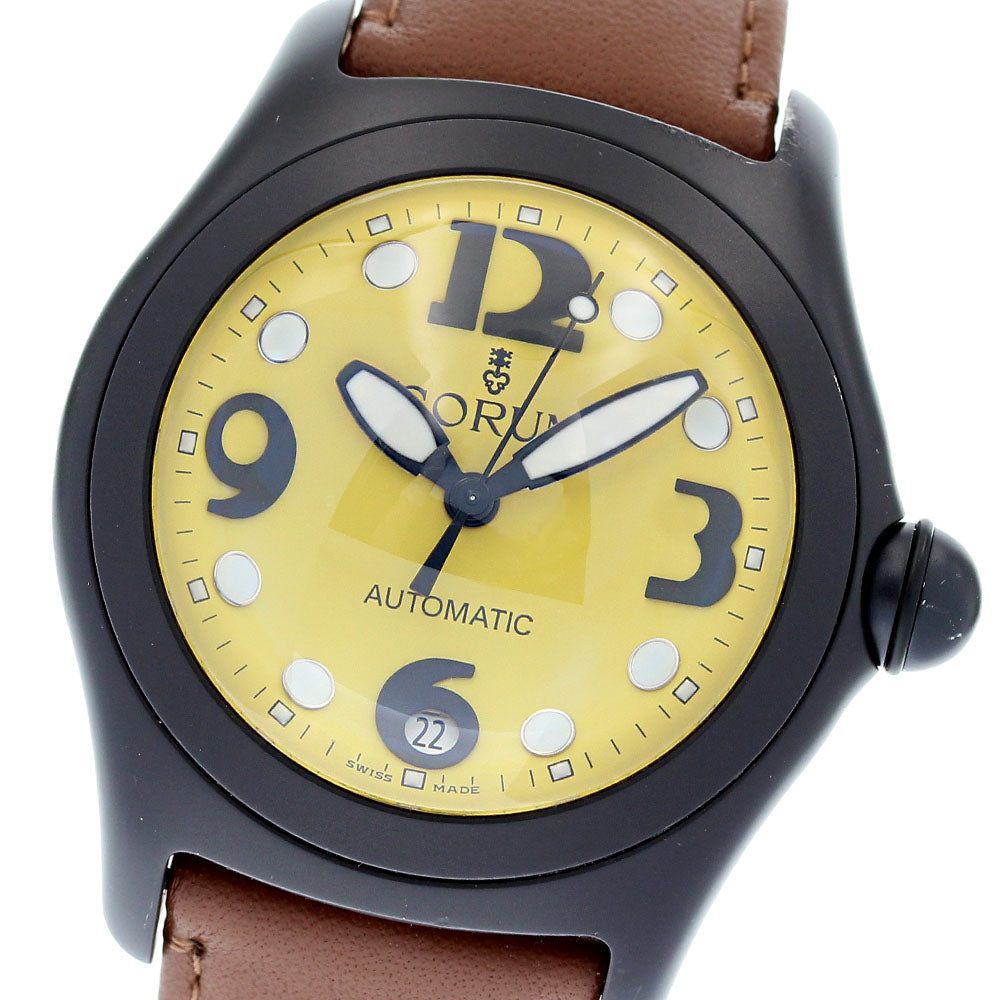CORUM bubble 82.150.20 Date yellow Dial Automatic Men's Watch_837846