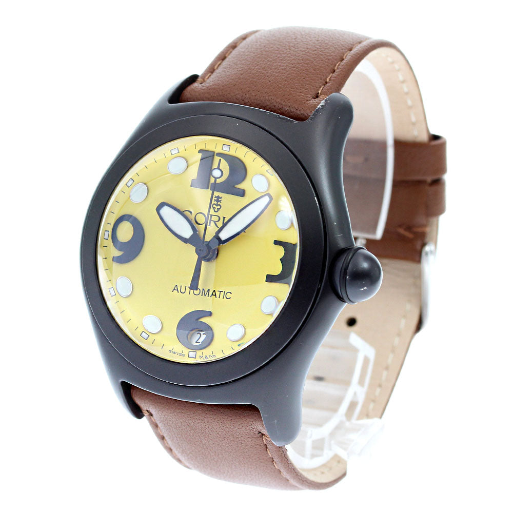 CORUM bubble 82.150.20 Date yellow Dial Automatic Men's Watch_837846