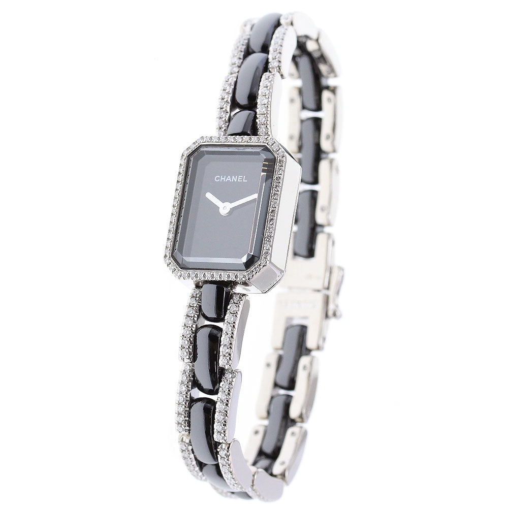 CHANEL Premiere H2147 K18WG bezel bracelet diamond Quartz Ladies_837858
