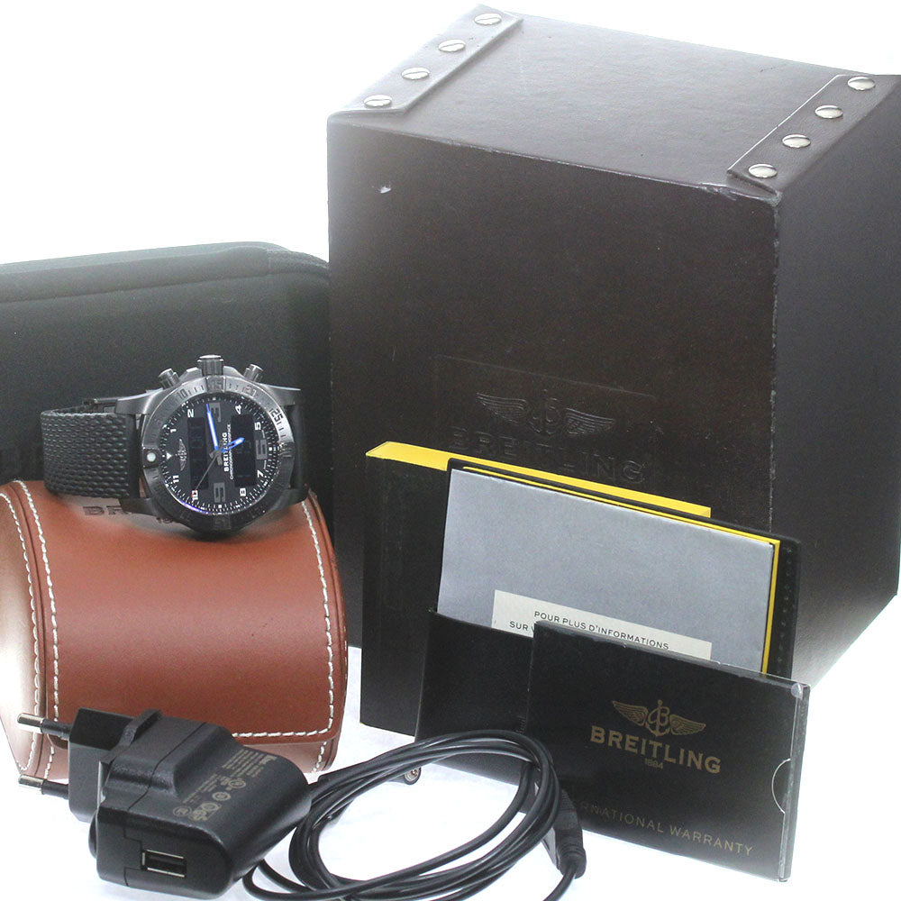 BREITLING Exo Space B55 Night Mission VB5510 black Dial Quartz Men's_837877