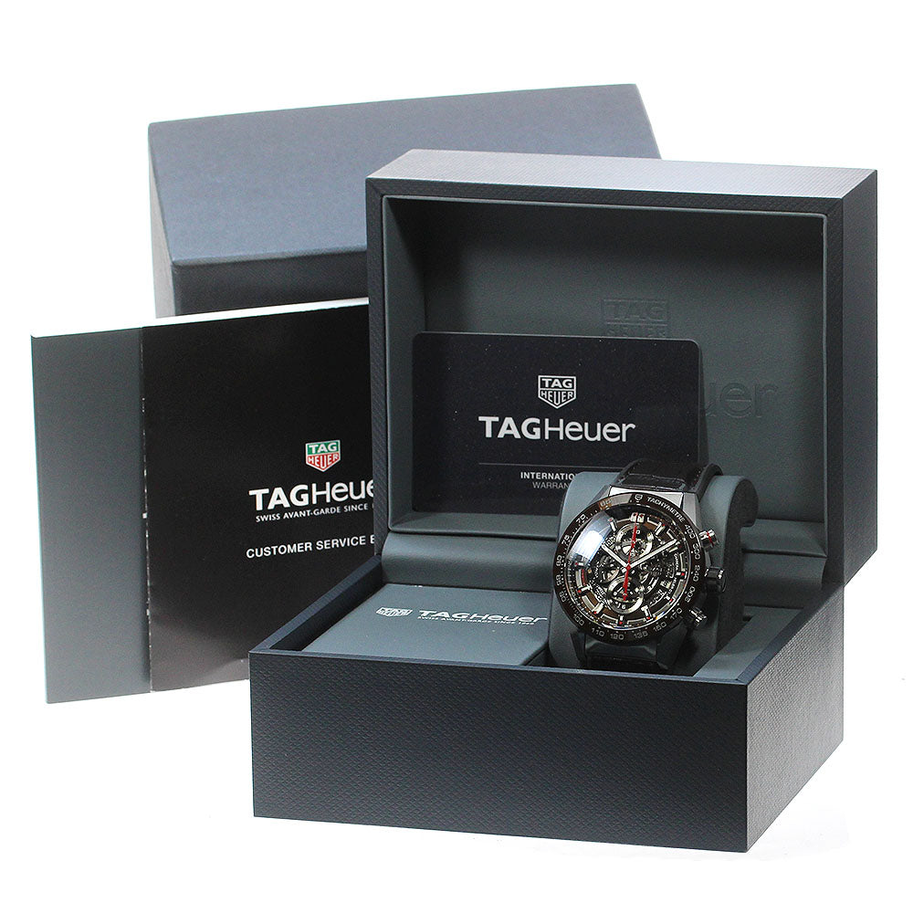 TAG HEUER Carrera CAR201U-0 Cal. Heuer 01 Chronograph skeleton Dial Automatic Men's Watch_837888