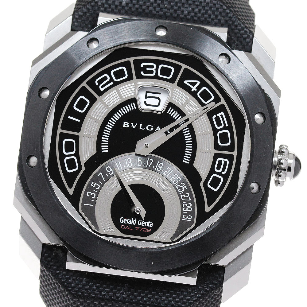 BVLGARI Octo by Retro Gerald Genta OBR.Y.1C black Dial Automatic Men's_837898