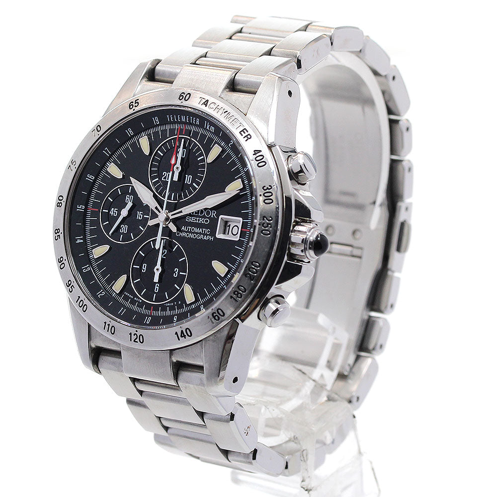 SEIKO CREDOR Phoenix GCBP997/6S78-0A10 Chronograph Date black Dial Automatic Men's Watch_837954