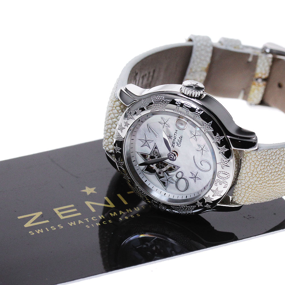 ZENITH Baby Star Open Sea 03.1223.68 White shell Dial Automatic Ladies_837957