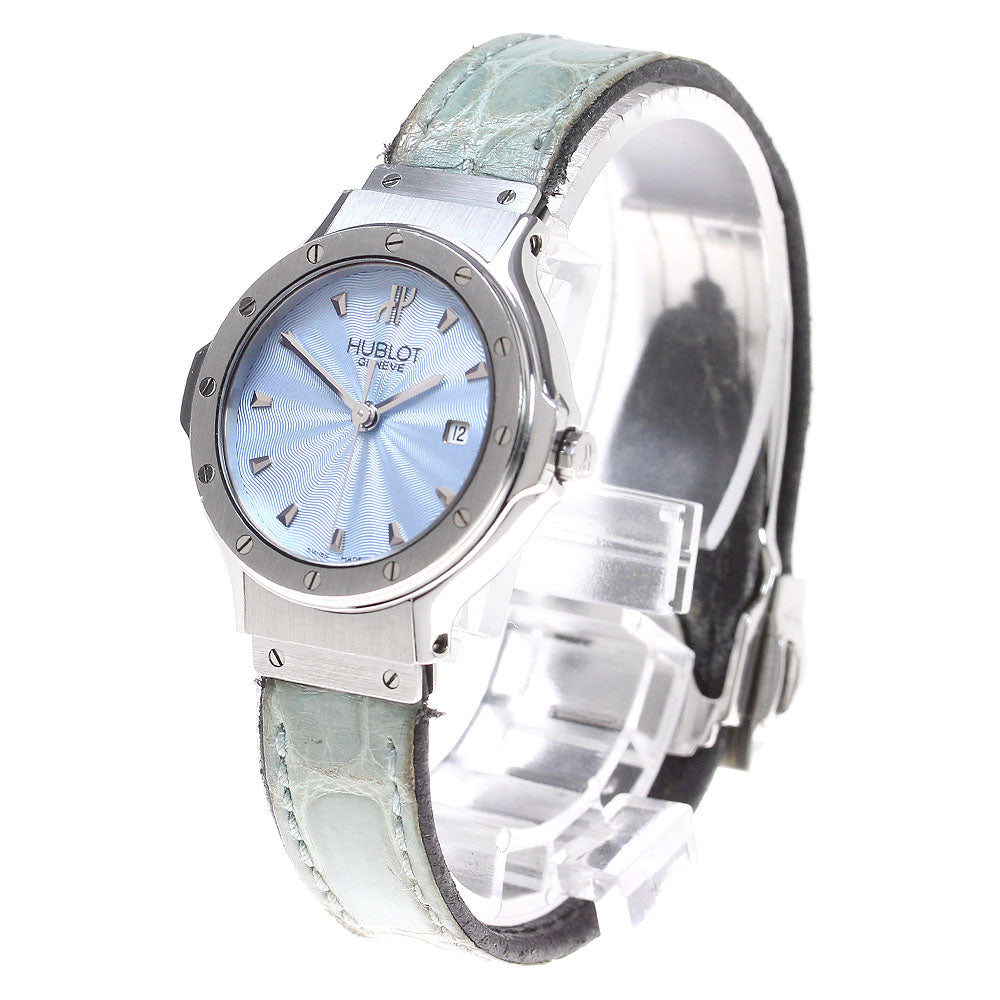 HUBLOT classic lady 1395.1 Date blue Dial Quartz Ladies Watch_837999