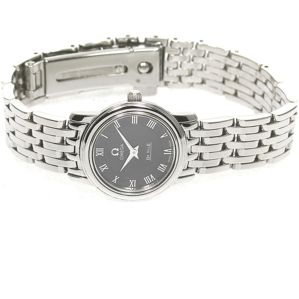 OMEGA De Ville Prestige 4570.52 Black Dial Quartz Ladies Watch_838060