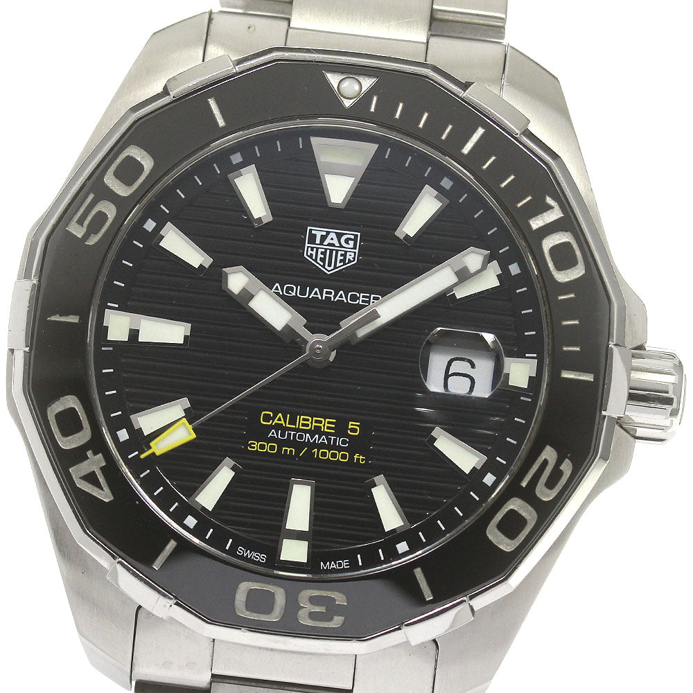 TAG HEUER Aqua Racer Caliber 5 WAY201A Date black Dial Automatic Men's Watch_838070