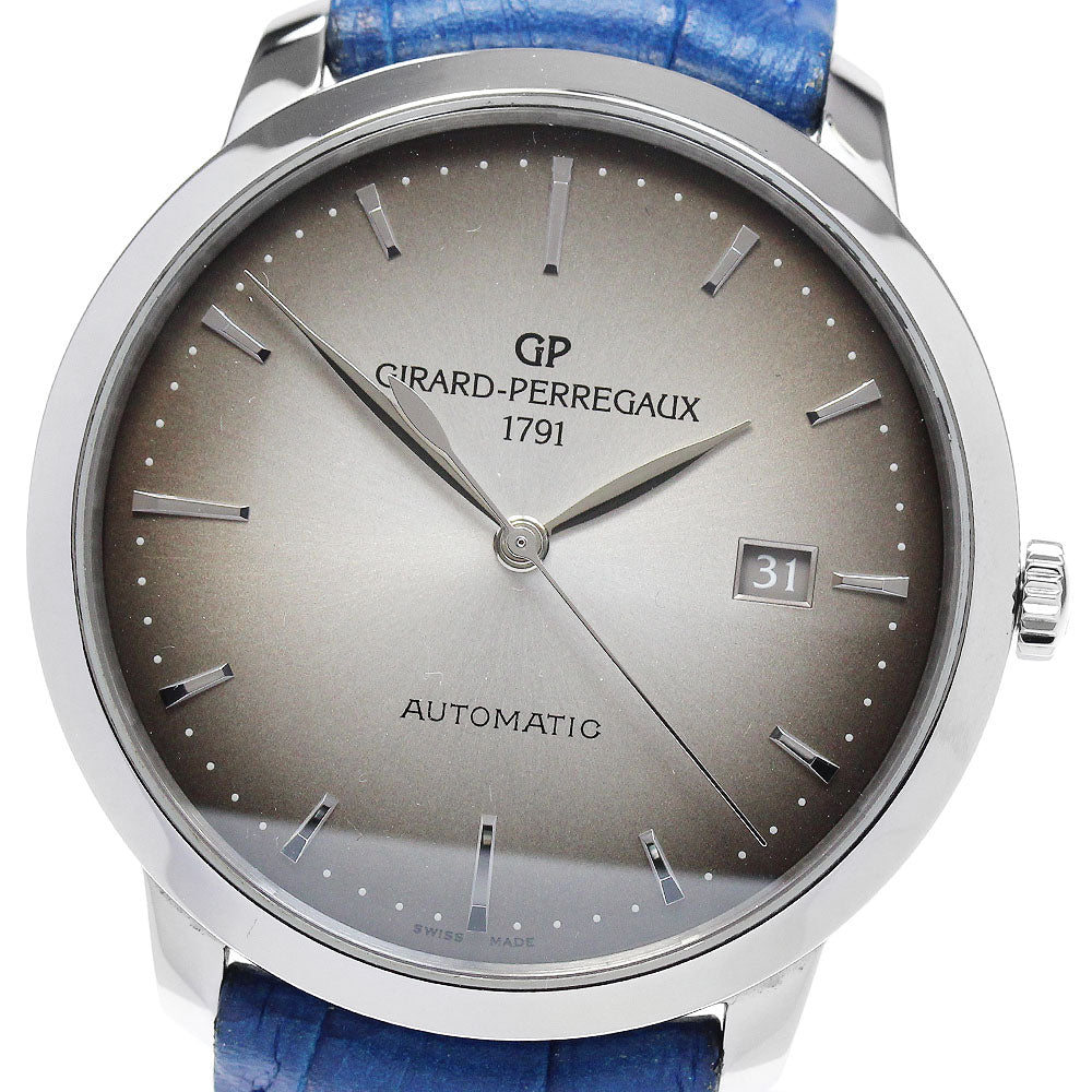 GIRARD PERREGAUX 1966 40mm 49555-11-231-BB60 Date gray Dial Automatic Men's Watch_838078