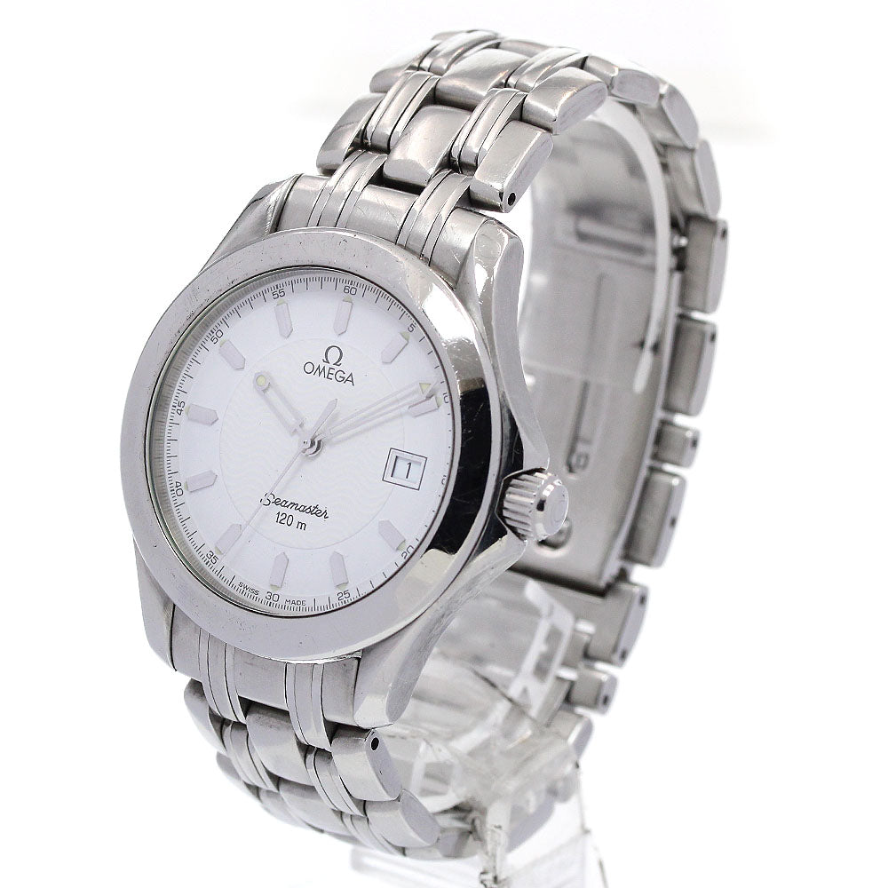 OMEGA Seamaster120 2511.21 Date white Dial Quartz Men's Watch_838093