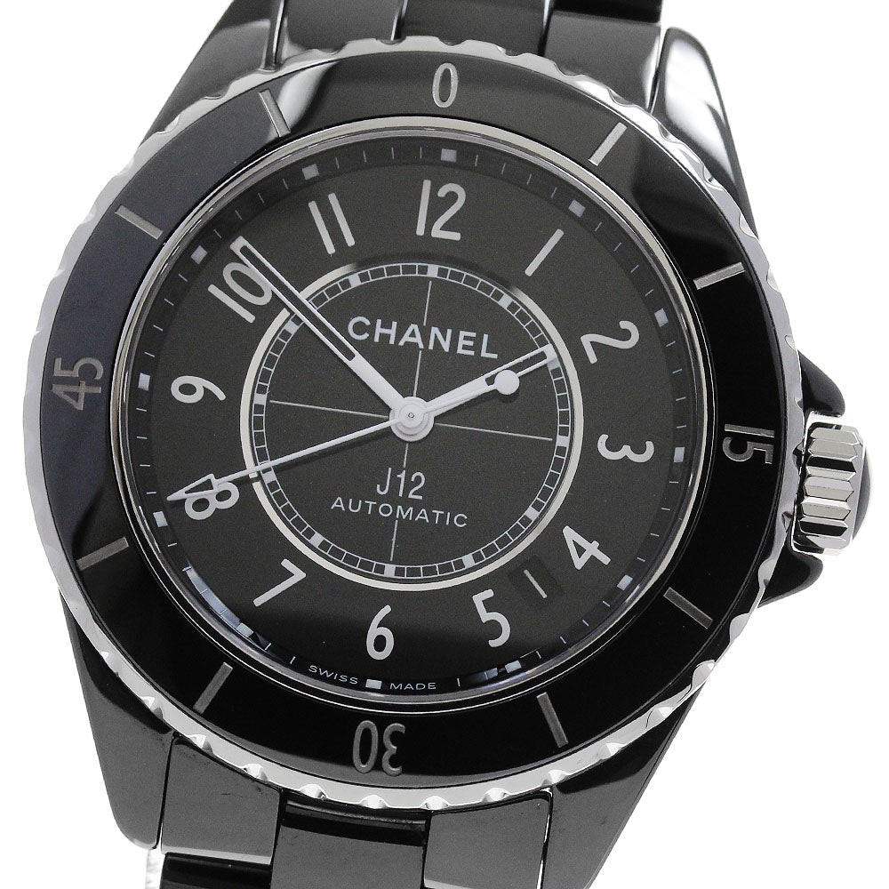 CHANEL J12 H5697 Black ceramic date black Dial Automatic Men's Watch_838118